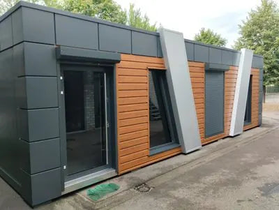 Bürocontainer 10,00 x 6,00 m Typ Dublin
