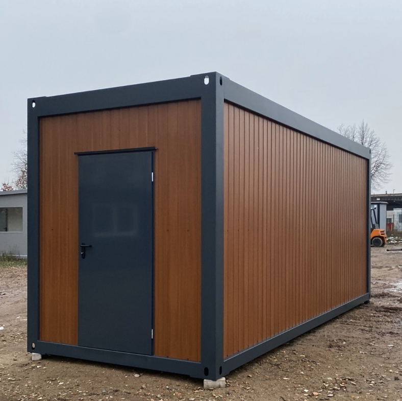 Premium Bürocontainer 6,00 x 2,44 Tür Stirnseitig