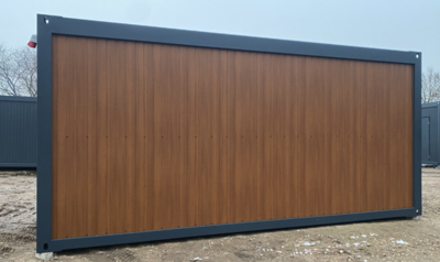 Premium Bürocontainer 6,00 x 2,44 Tür Stirnseitig