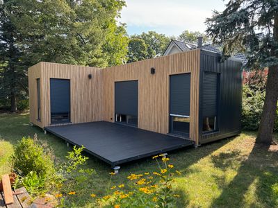 Premium Tiny House / Wochenendhaus L-Form