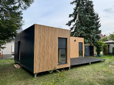 Premium Tiny House / Wochenendhaus L-Form