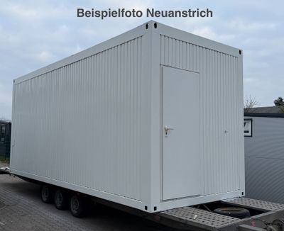 Gebrauchter Büro- / Mannschaftscontainer 20’ 6.055 × 2.438 mm